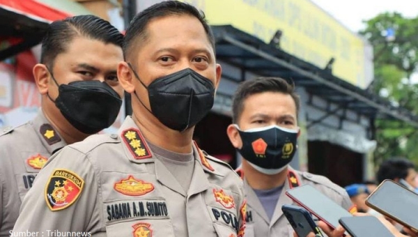 Kapolresta Banjarmasin Berikan Himbauan untuk Para Nobar Piala Dunia 2022